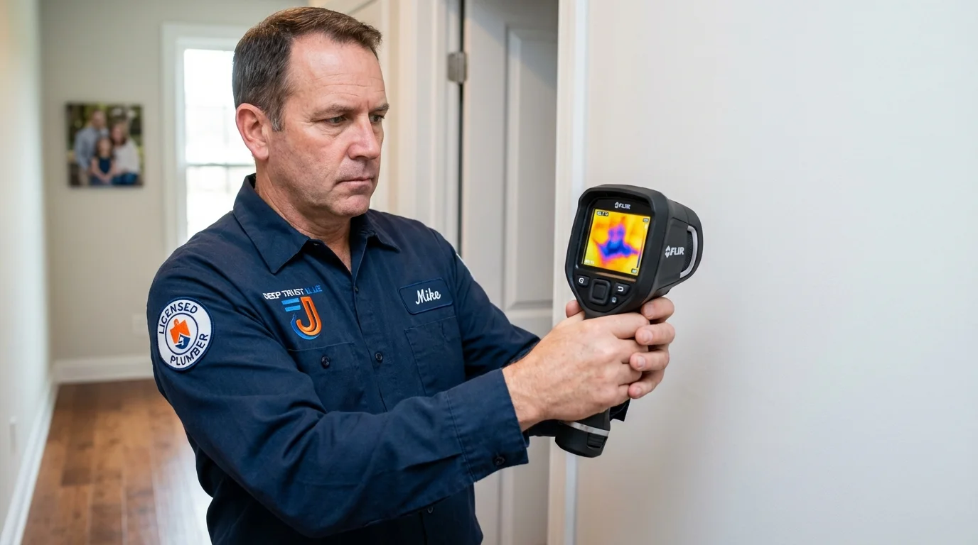 Thermal imaging leak detection by Johns Plumbing LLC in Fairfax Station